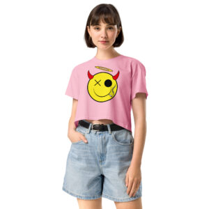 Defiant Smile Crop Top
